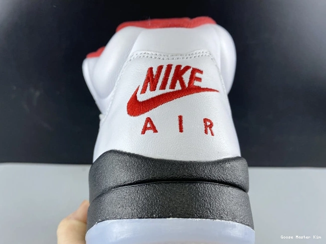 Retro Fire DA1911-102 5 Red Air Tongue Jordan Silver (2020) 0527